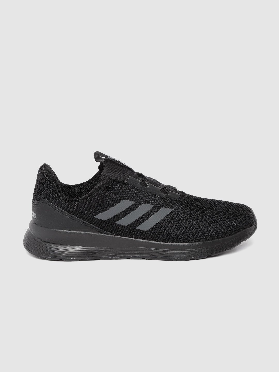 Men Black Solid Erish Running Shoes