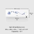 Samsung 1.5 Ton 3 Star Inverter Split AC (Alloy, AR18NV3HLTR,Star Flower White)
