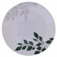 Golden Fish Unbreakable Round Leaves Print Full Dinner Plates (Set of 6 Plates)