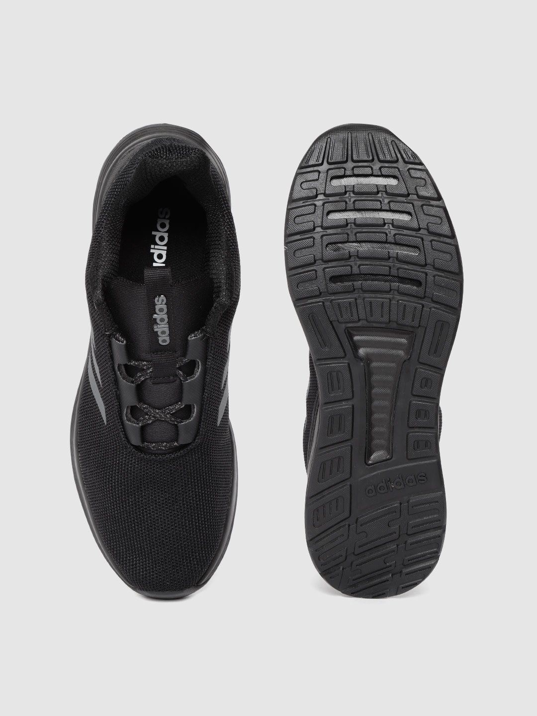 Men Black Solid Erish Running Shoes