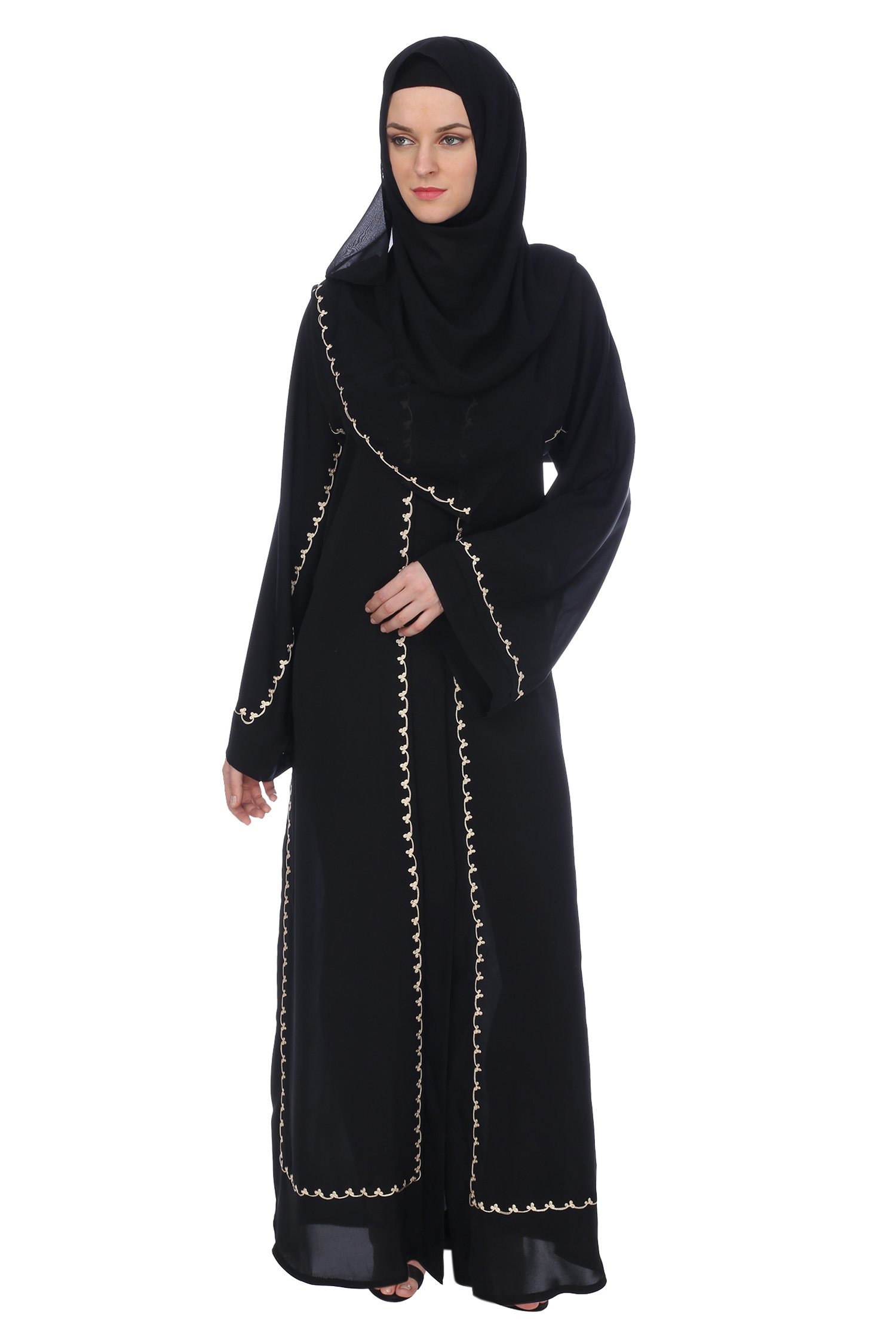 Ayesha Creations Dubai Abayas for Women (Thread Work)