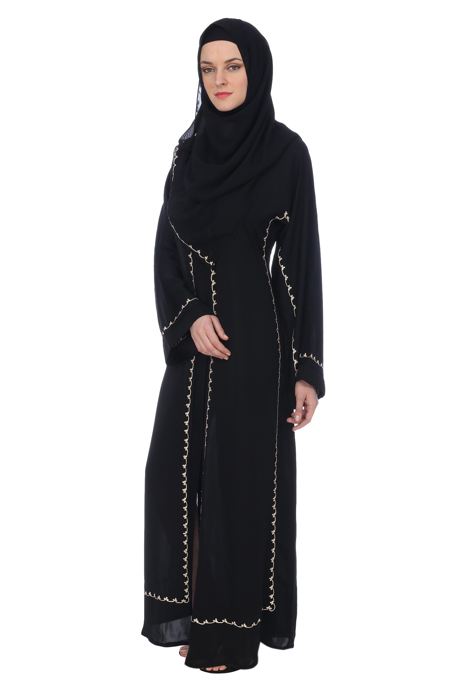 Ayesha Creations Dubai Abayas for Women (Thread Work)