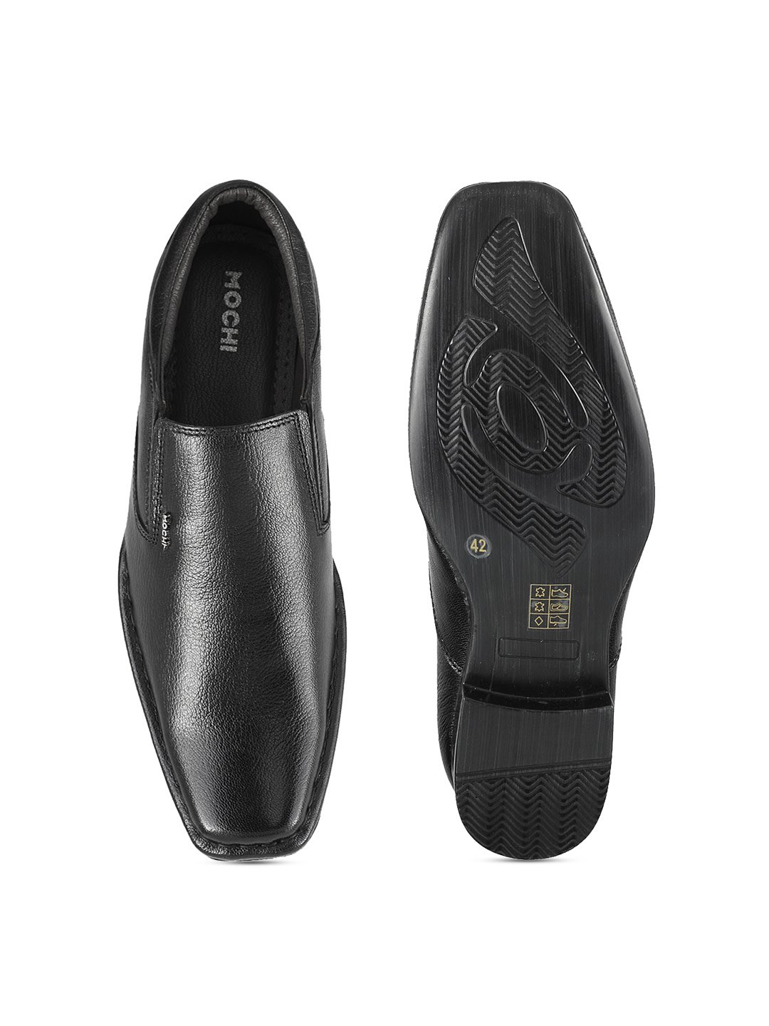 Men Black Leather Formal Shoes