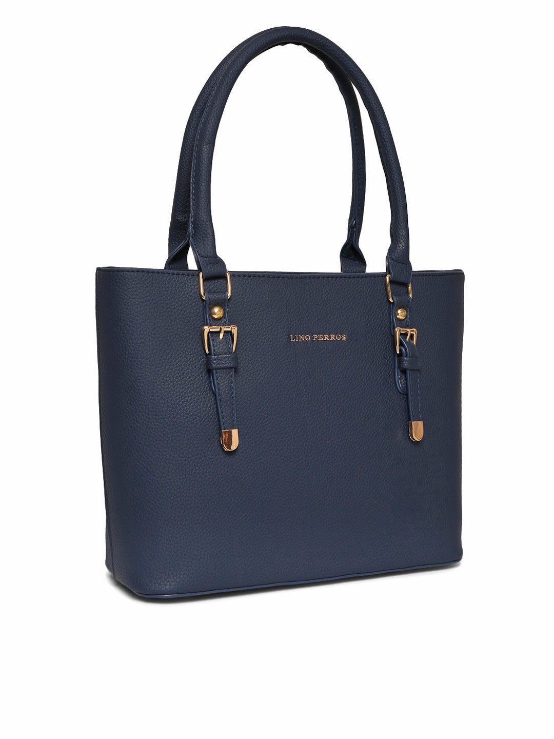 Navy Blue Solid Shoulder Bag