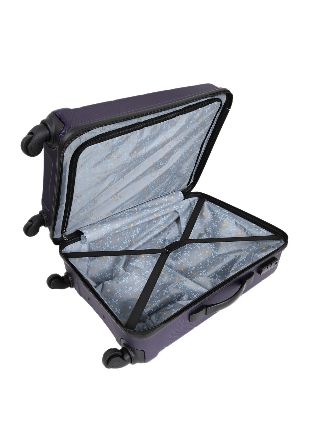 Unisex Red Savage 4 Wheel Cabin Soft Luggage Trolley Bag