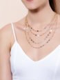 Gold-Plated Alloy Layered Necklace