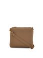 Beige Solid Handheld Bag