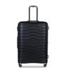 Set Of 2 Black 360 Degree Rotation Hard-Sided Intervolve Trolley Suitcases