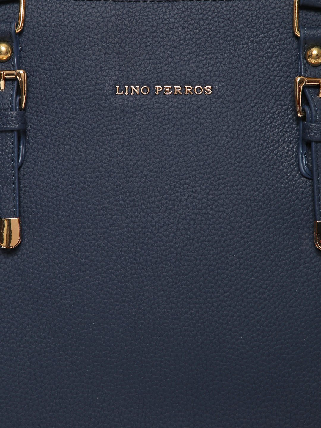 Navy Blue Solid Shoulder Bag