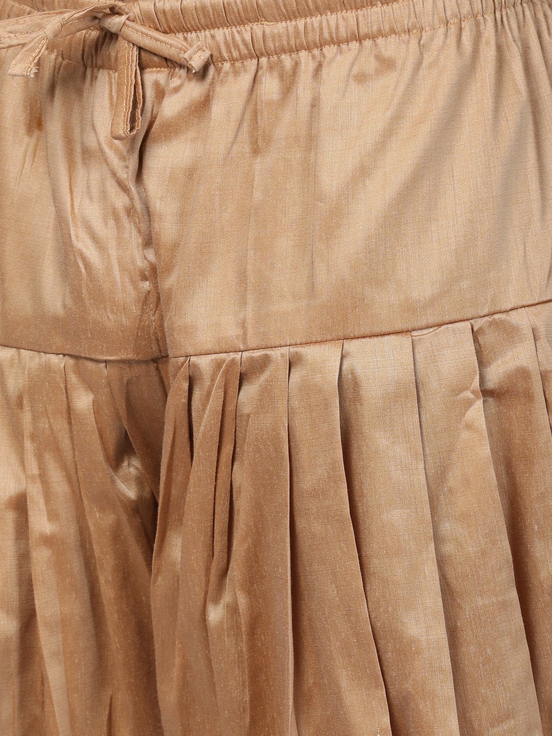 Boys Green & Golden Sherwani Set