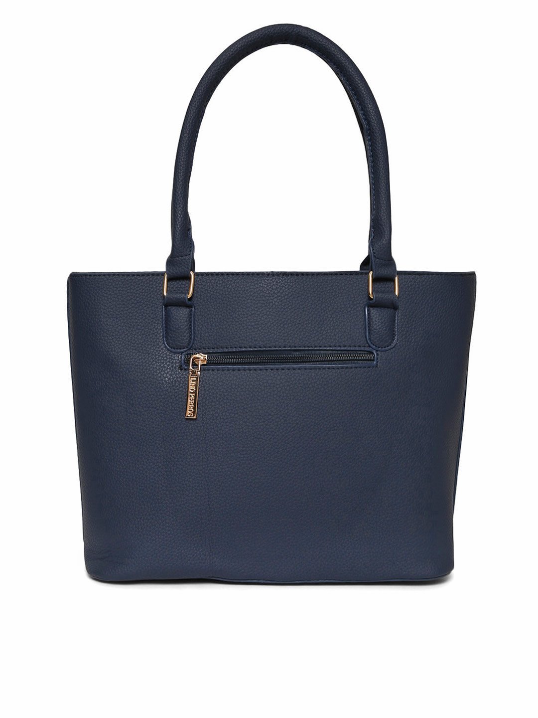 Navy Blue Solid Shoulder Bag